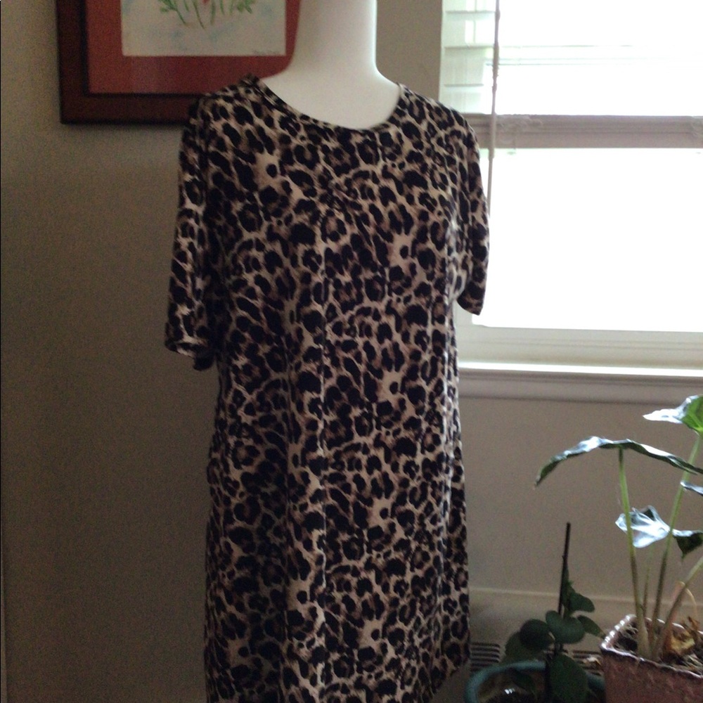 Leopard print dress 3X